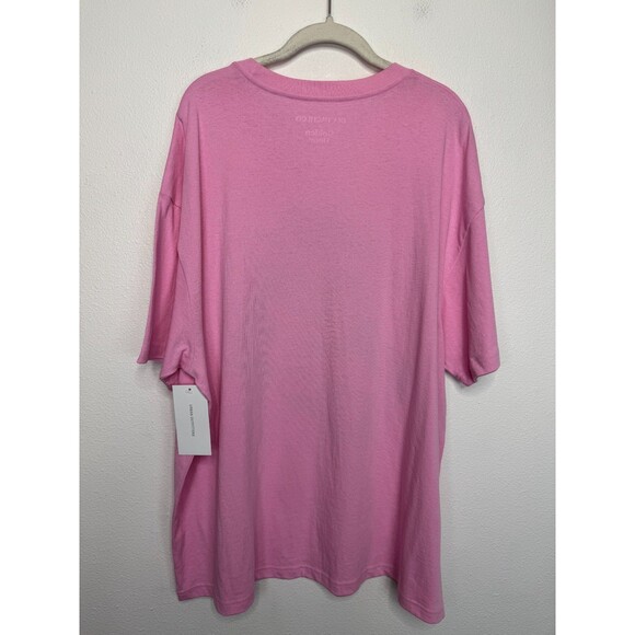 Urban Outfitters XXL Dia Pacheco Golden Hour Graphic T-Shirt Pink Crewneck NWT - Picture 8 of 9